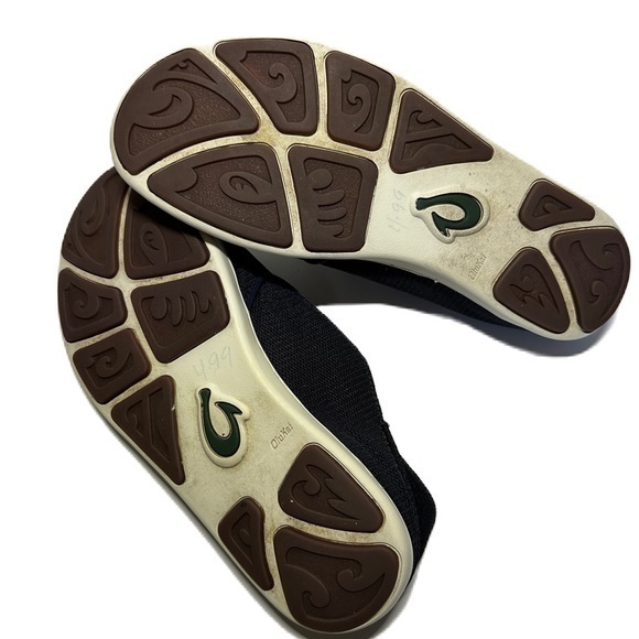 Olukai Nohea Mesh Navy Blue Green Slip‎ On Shoe Men’s Size 10 - Picture 4 of 8